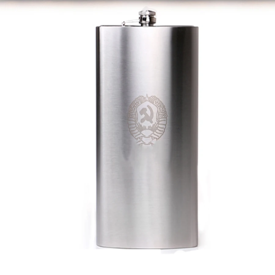 

Outdoor Portable Stainless Steel Hip Flask Flagon Wine Pot Pocket Bottle Garrafa De Bolso Funnels Heupfles Wine Bottles W