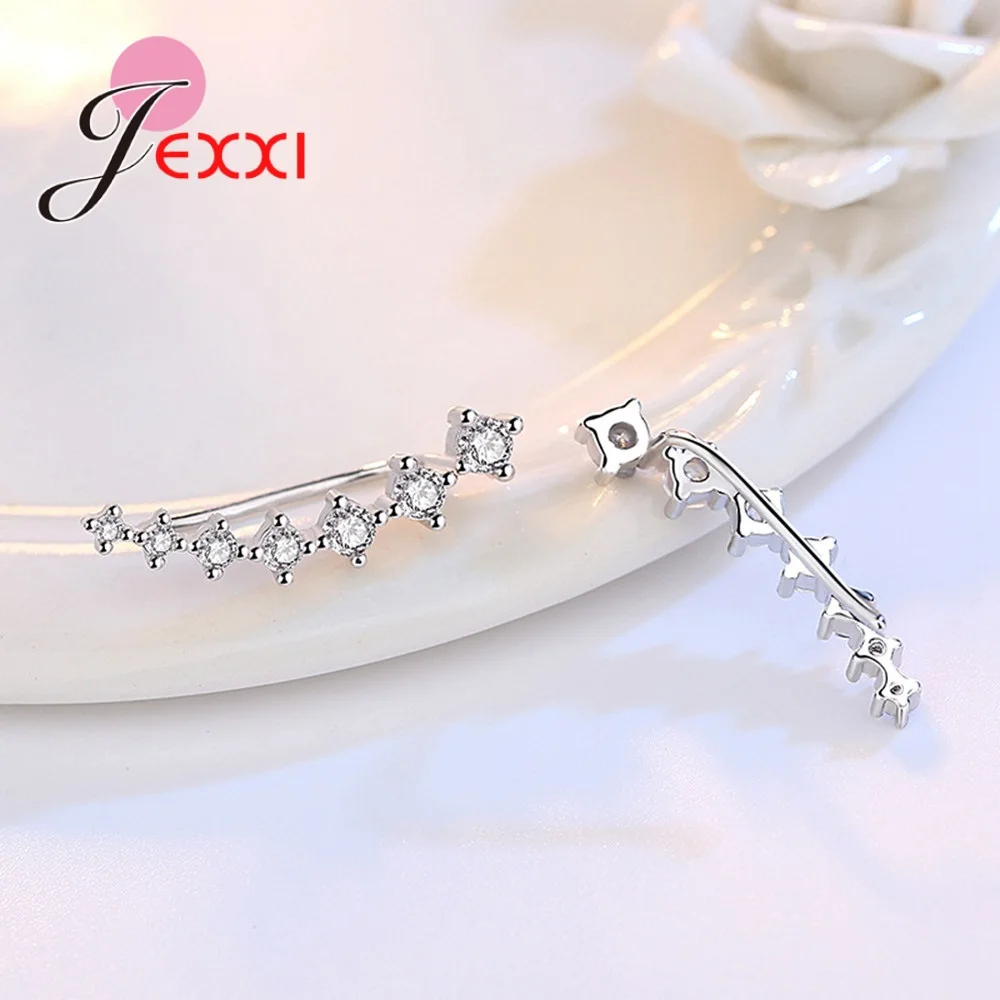 Серьги для женщин в стиле хип-хоп из серебра 925 пробы с фианитами | Украшения и