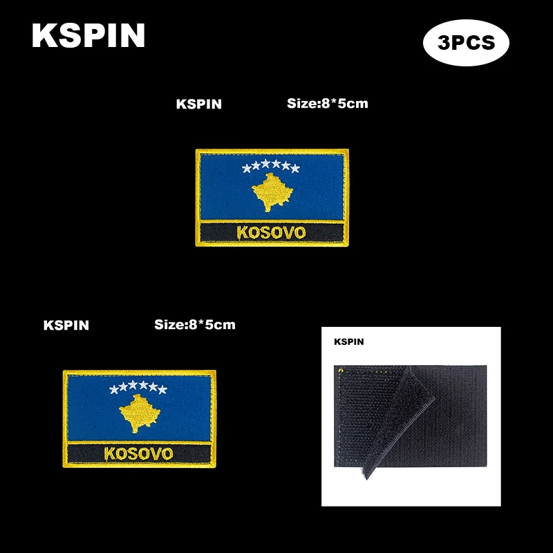 Прямоугольная искусственная петля с липучками для Румынии значки нарукавник 3D