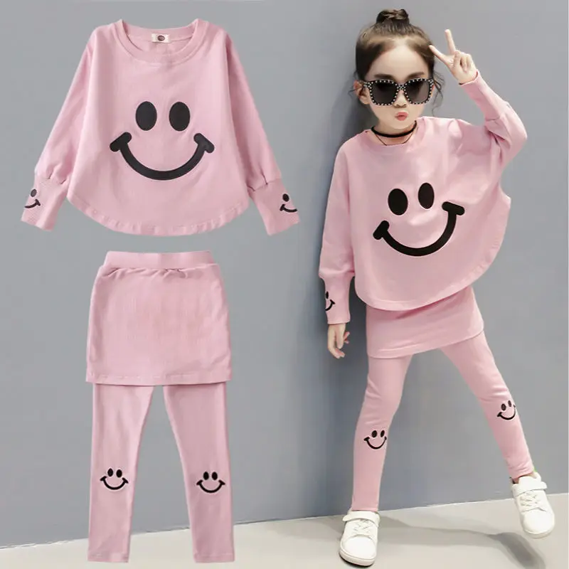 Коллекция 2019 года весенне осенние комплекты одежды для маленьких девочек