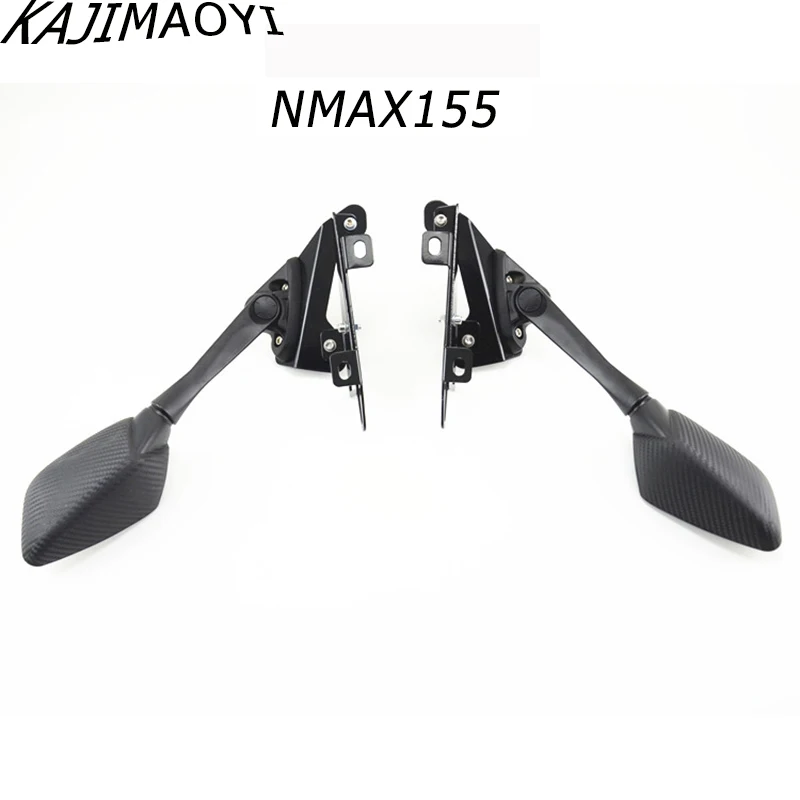 KAJIMAOYI Мотоцикл CNC NMAX кронштейн заднего вида для Yamaha NMAX155 150 15- боковые заднего вида держатель зеркала фиксированный стент держатель