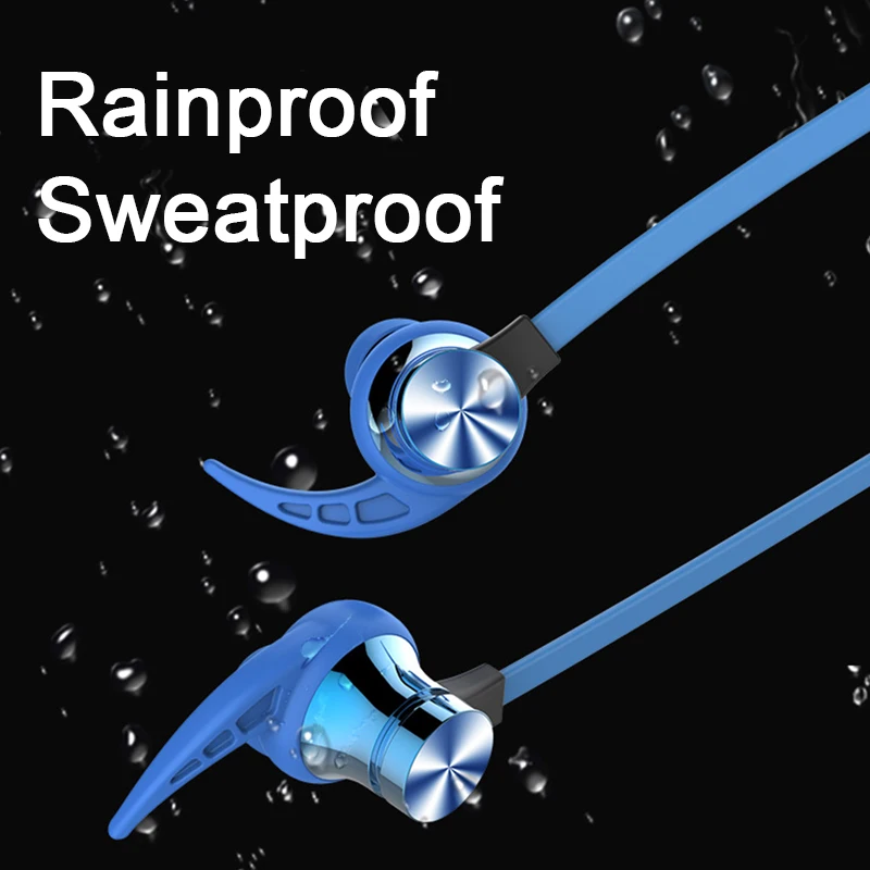 Магнитный наушник с функцией Bluetooth 5 0 Беспроводной Бас Спорт стерео наушники