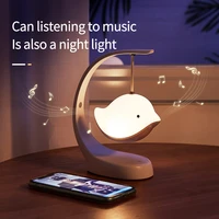 cute bird led night light bluetooth music night lamp usb rechargeable decorative table lamp dimmable bedside light xmas gifts
