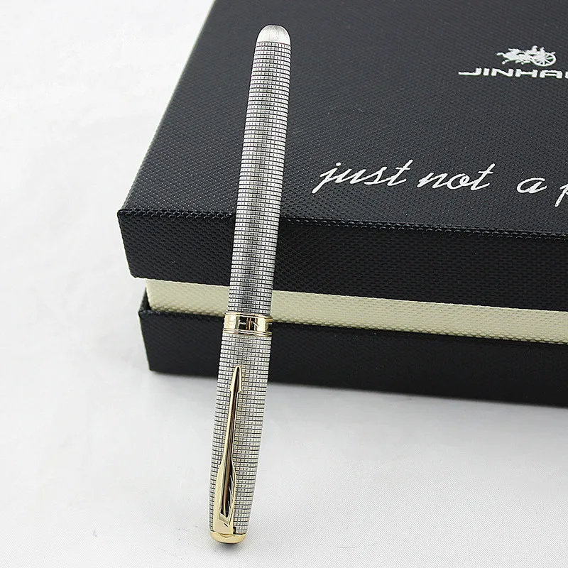 Jinhao 601 металлическая авторучка для каллиграфии, деловая Подарочная канцелярская чернильная ручка