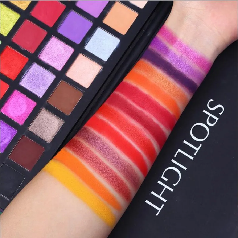 UCANBE Spotlight 40 Color Eye Shadow Palette Colorful Artist Shimmer Glitter Matte Pigmented Powder Pressed Eyeshadow Makeup Kit |