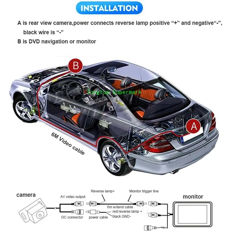 Динамическая парковочная камера CCD для Toyota Verso Yaris Camry XV50 Vios Corolla Fortuner Highlander |