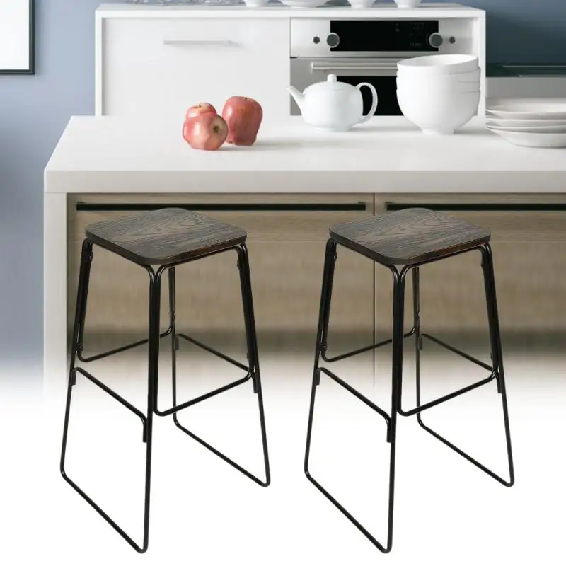 Designer Modern Minimalist Bar Chair Home Comfortable Industrial Style Fashion Durable Iron High Stool Furniture HWC | Мебель