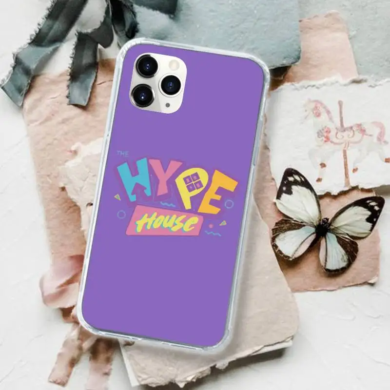 

Hype House Phone Case Transparent for iPhone 11 12 mini pro XS MAX 8 7 6 6S Plus X 5S SE 2020 XR