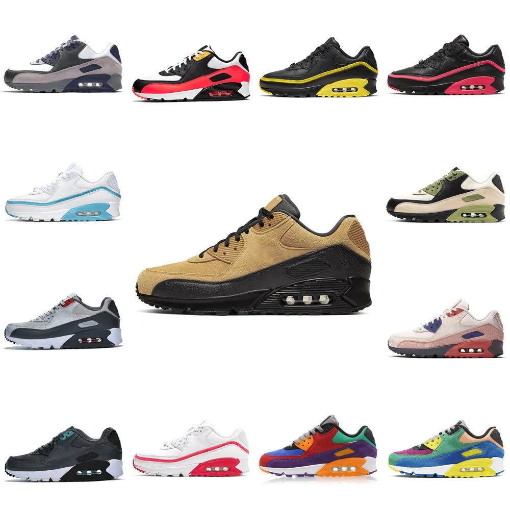

Top Quality 90s Running shoes Men Sneakers Shoes Classic 90 Trainer Cushion Surface Breathable Sports shoes