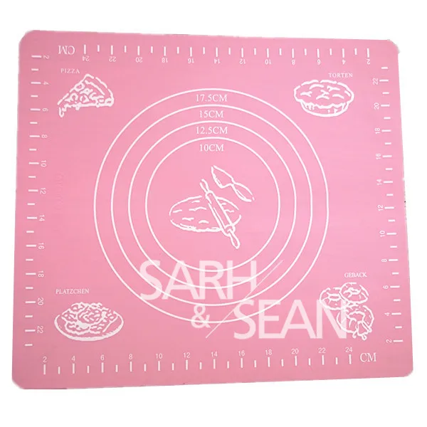 Силиконовый коврик для вырезания торта с маленькой подушкой принтом|Аксессуры