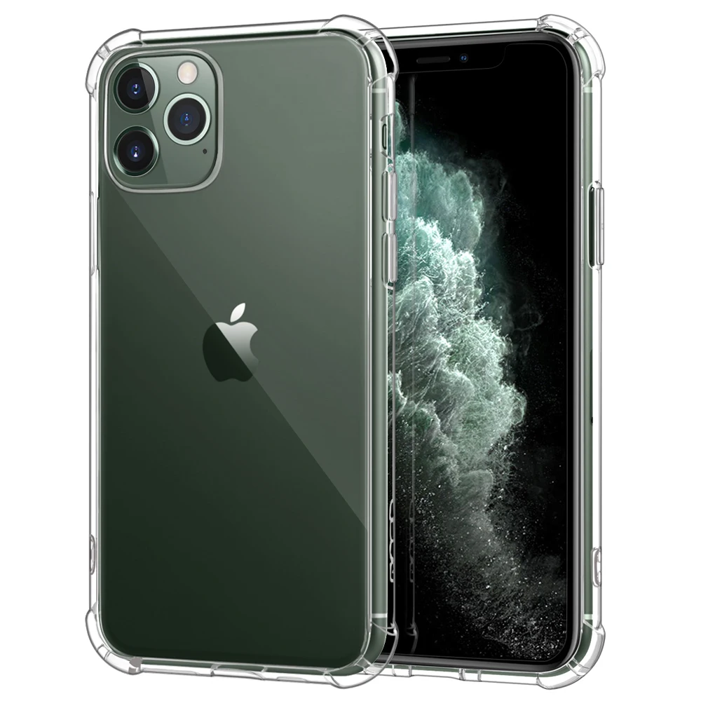 MoKo совместимый с iPhone 11 Pro Чехол усиленные углы ТПУ бампер + Анти Царапины анти