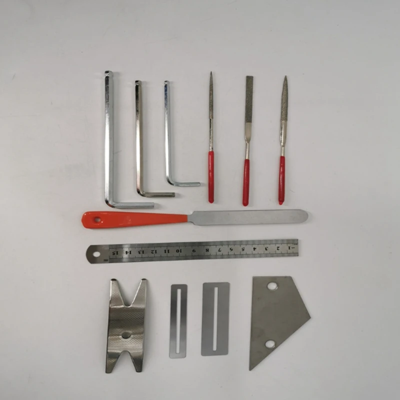 

20Pcs Guitar Tool Kit Maintenance Tool String Kit String Operation Ruler Measurement Tool Multi-Function Wrench Set