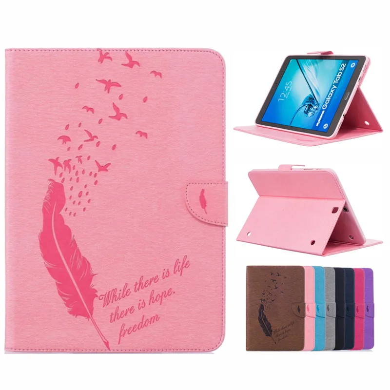 Роскошный чехол-книжка для планшета Samsung Galaxy Tab S2 диагональю 9 7 дюйма | Компьютеры