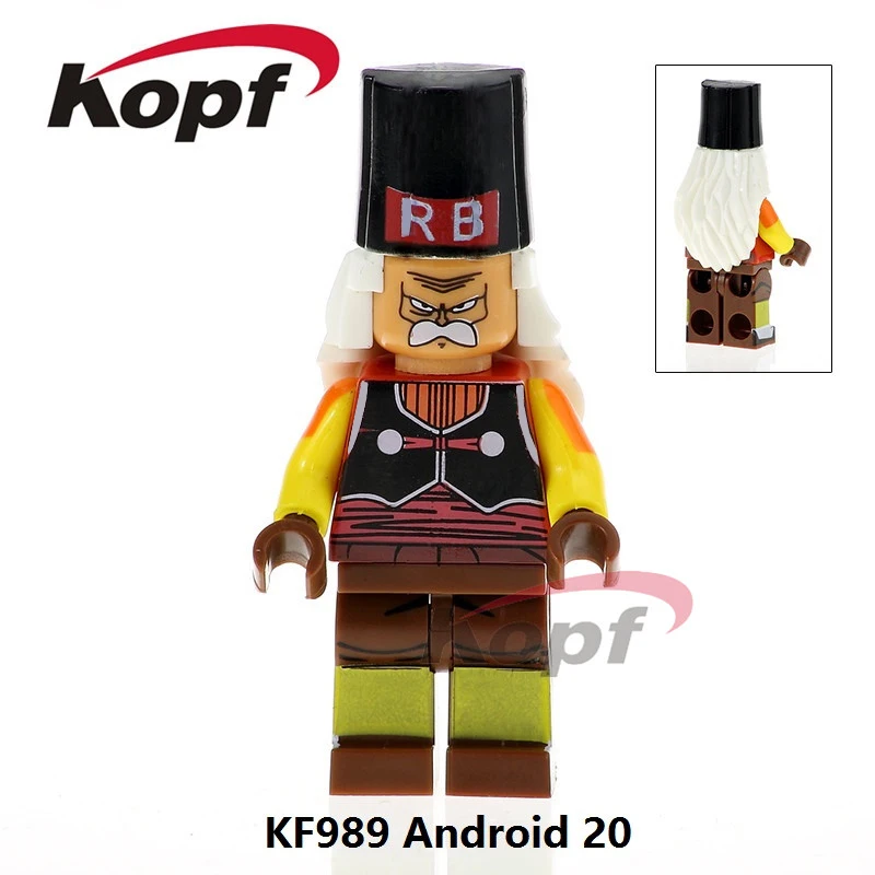 KF989 Without Box Одиночная строительных блоков Dragon Ball Z Majin Boo Android 16 Dyspo Kaio Shin Goku Ssj Xeno фигурки Детские модельные игрушки KF497 - Color: KF989 Without Box