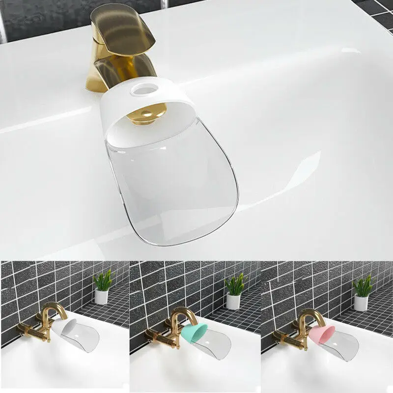 

Tap Extension Device Bath Water Faucet Extender Kid Cartoon Hand Washing Guider Silicone Spout Cover Kids Bath Safety Protector