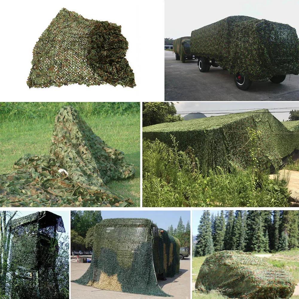 Камуфляжная сетка для кемпинга укрытие от солнца охоты и рыбалки в лесу джунглях