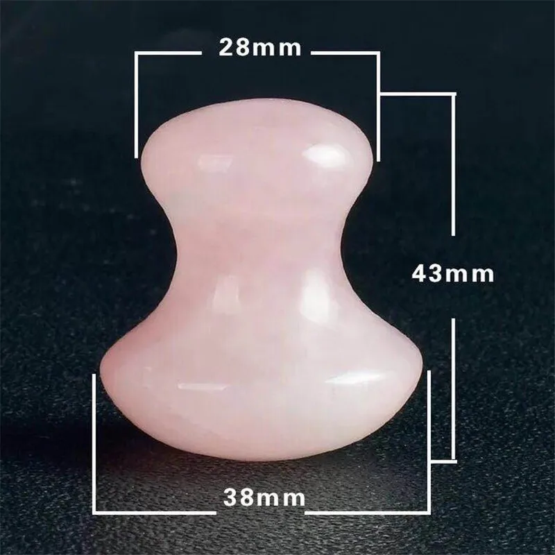 Natural Hand Made Rose Quartz Crystal Mushroom Beauty Roller Body Health Massager Tools | Дом и сад