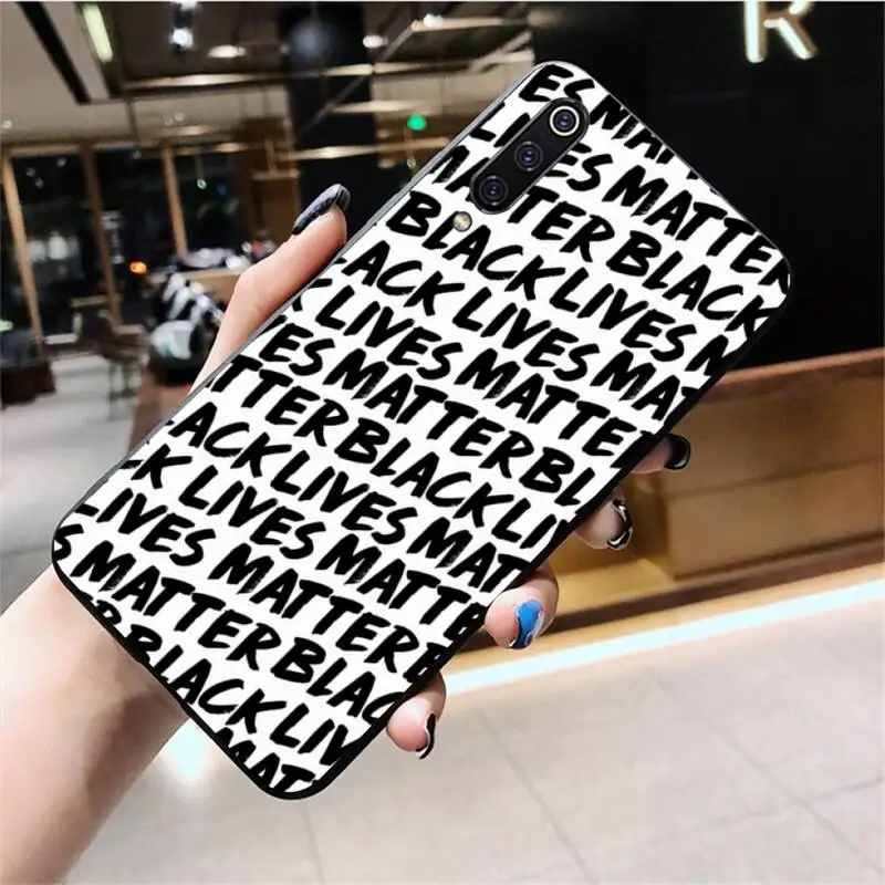 

PENGHUWAN Black Lives Matter Painted Phone Case for Huawei Honor 30 20 10 9 8 8x 8c v30 Lite view pro
