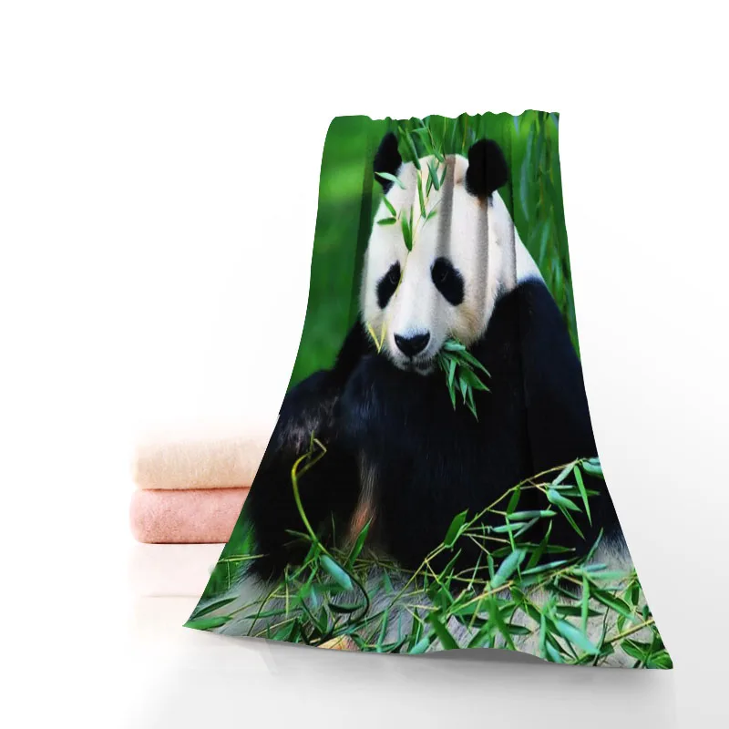 Изготовленный На Заказ полотенце с пандой ситец уход за кожей лица/банные