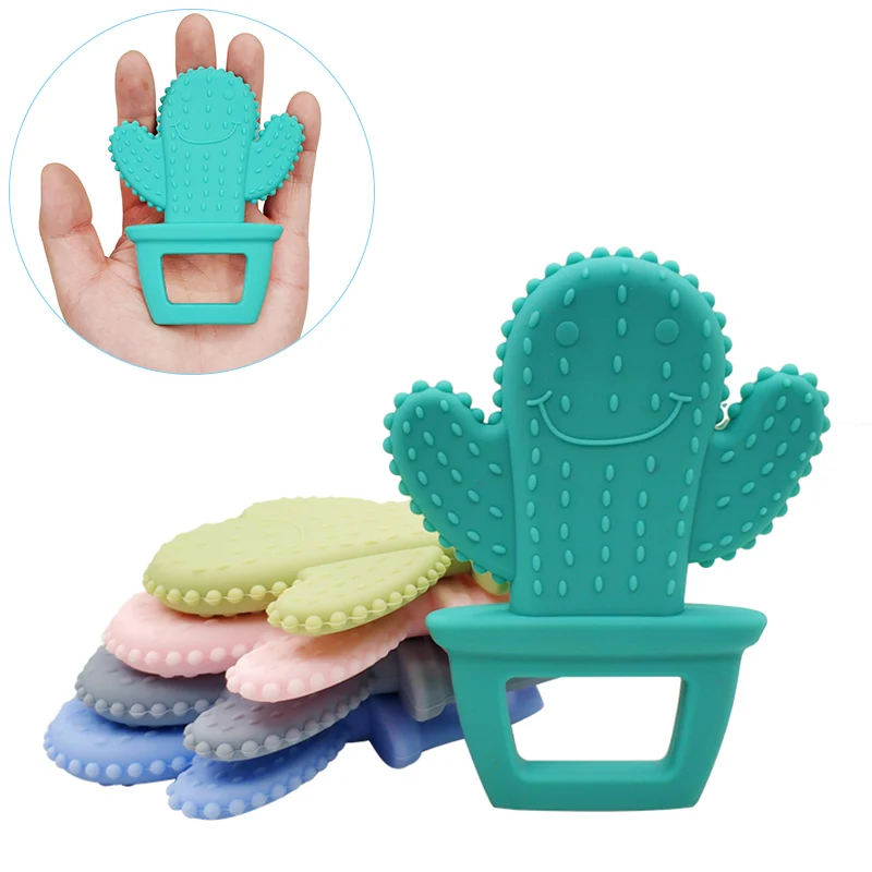 Детский силиконовый Прорезыватель для зубов сделай сам милый однотонный С