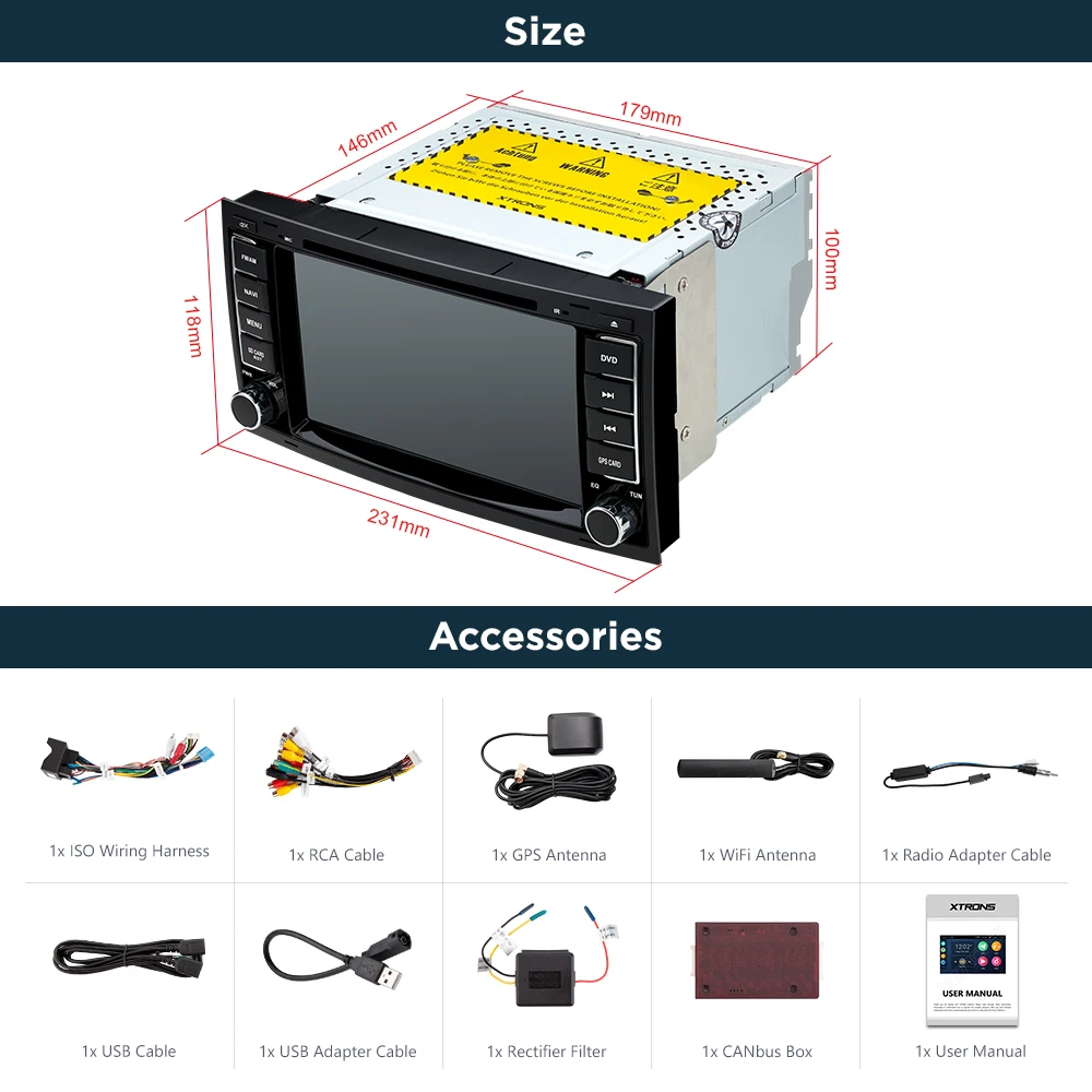 XTRONS 7 ''Android 10 0 автомобильный радиоприемник стерео DVD плеер GPS для Volkswagen T5 Multiwan