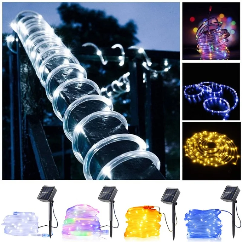 

Светодиодная уличная гирлянда на солнечной батарее, 7,5/12 м