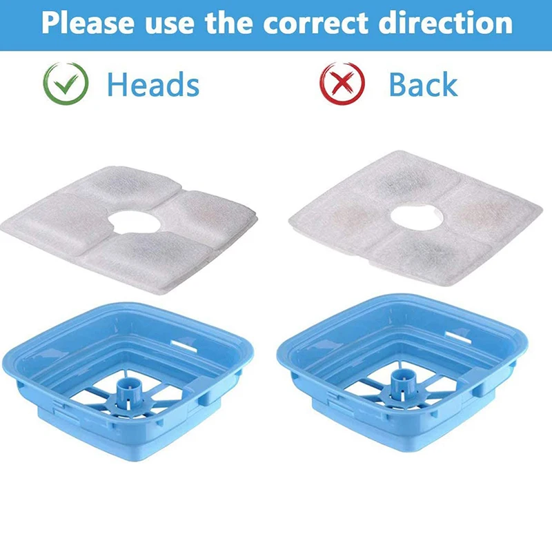 12 шт. сменные фильтры для фонтанов домашних животных 84 унций/2 5л Автоматический