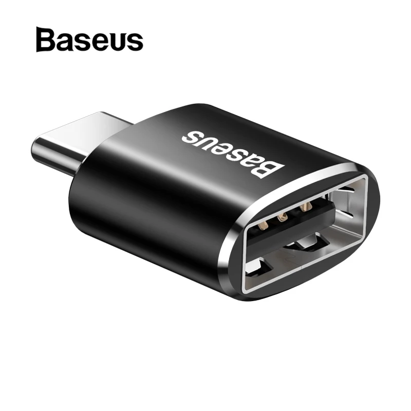 Baseus Тип C штекер USB Женский OTG адаптер Mini Usb c OTG Зарядное устройство переходник конвертер для USB Женский тип-c мужской