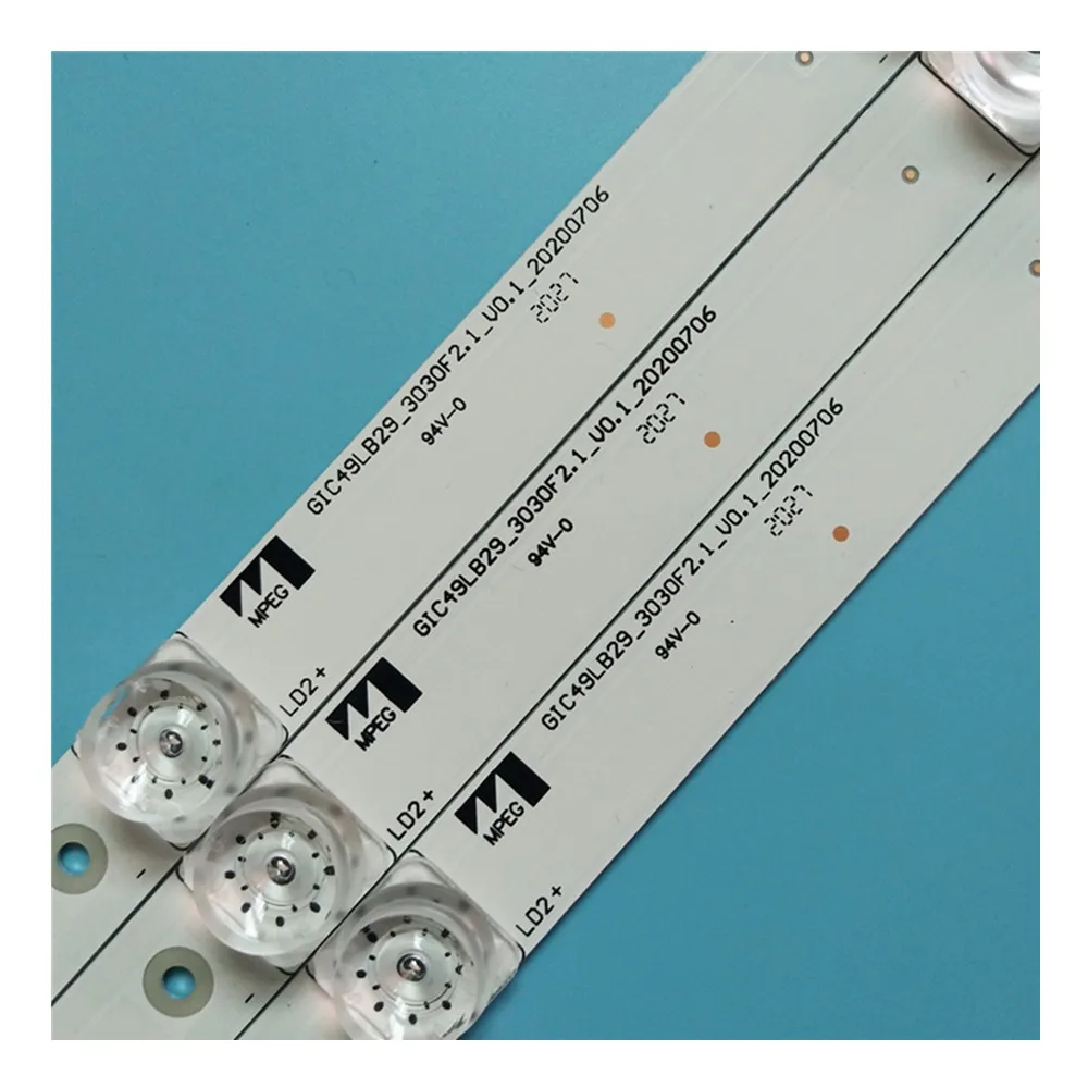 Фото 4LED светодиодная лента для телевизора C49P32FS-RD 49UD6596 49P3 L49P3CFS 49P3C D49A620U B49A81S-UD L49P1-UD L49P2-UD GIC49LB29-3030F2.1 №5