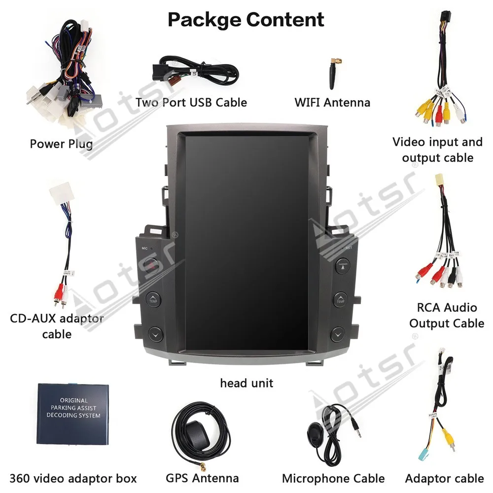 

For Lexus LX570 Android Radio tape recorder 2007 - 2015 Car Multimedia Player Stereo PX6 head unit Tesla Navi No 2din Autoradio