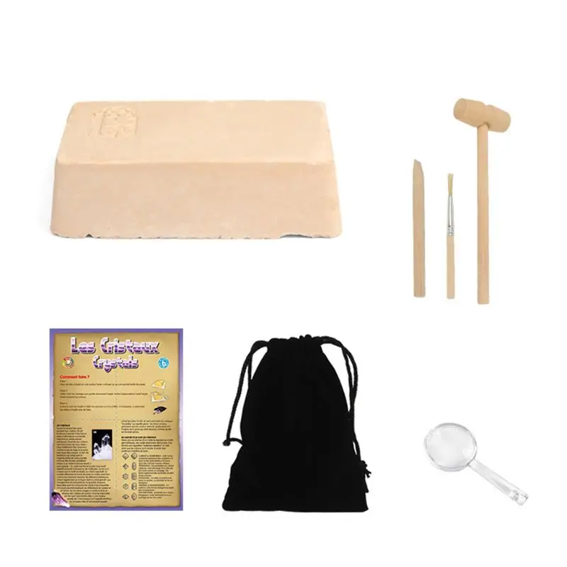 

5pcs Rocks And Minerals Dig Kit Break Open Discover Excavation Stem Toys for 7 Year Olds National Geographic Kids Gifts for 7 Y