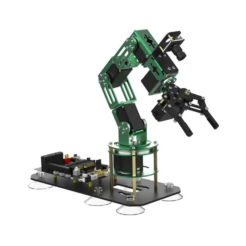 Bestellen Yahboom Raspberry Pi 4B ROS Open Source Programmierung Robotic Arm Roboter Sortierung Ai Visuelle Anerkennung Kit Für Rc Modell Smart Auto