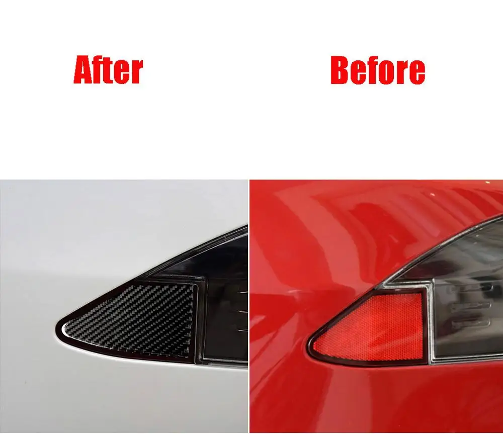 

For Tesla Model S 14-19 Real carbon fiber charging port panel sticker