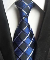 new classic 100 silk mens ties neck ties 8cm plaid striped ties for men formal business luxury wedding party neckties