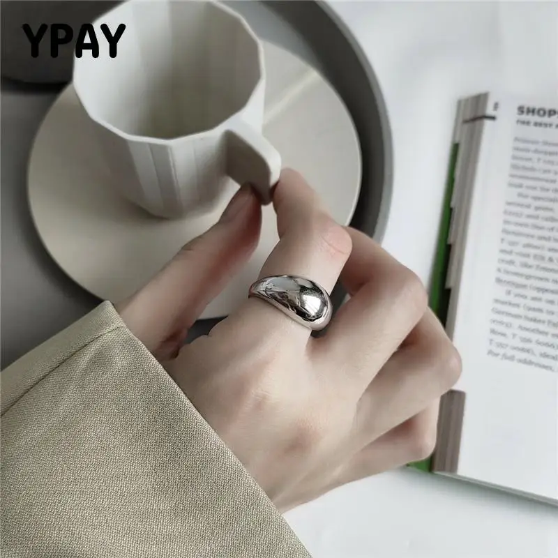 

Кольцо YPAY из серебра 100% пробы, Незамкнутое, в японском и корейском стиле, ювелирные украшения, YMR854