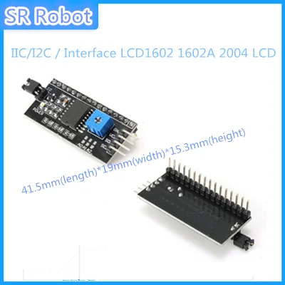 5 шт. Новый IIC/I2C/интерфейс LCD 1602 1602A 2004 ЖК-адаптер пластина оптовая продажа