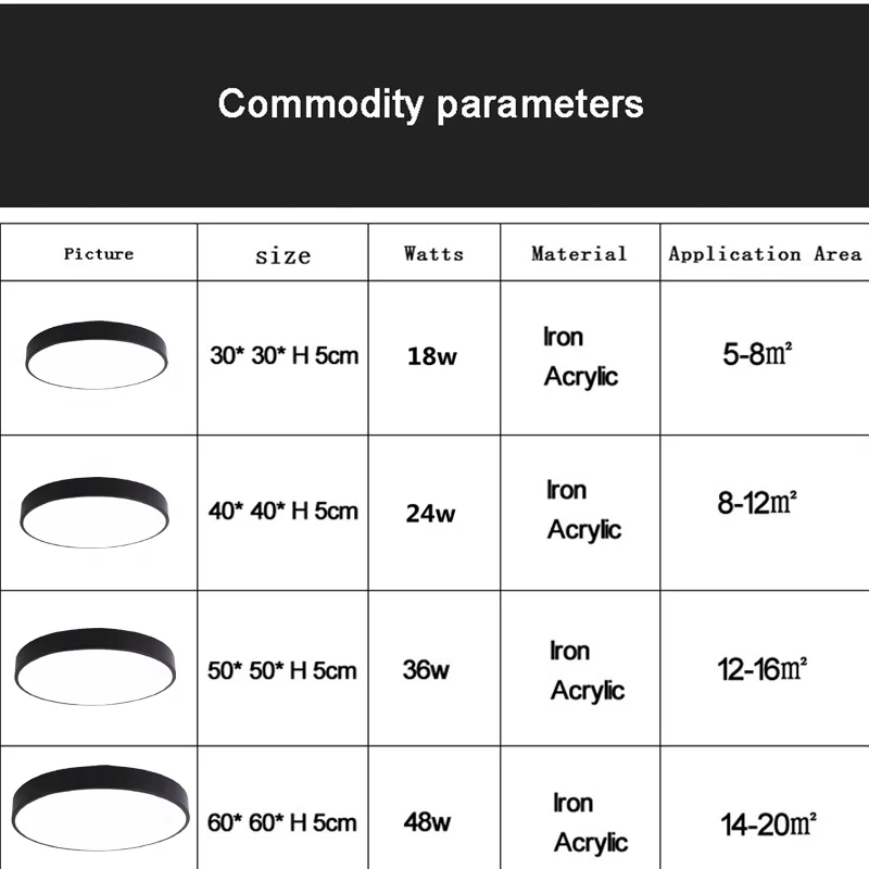 Светодиодные потолочные светильники современный круглый потолочный светильник
