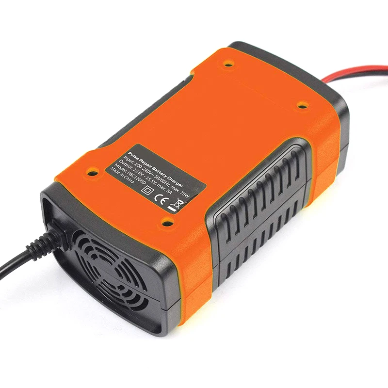 12V6A Motorcycle Car Battery Charger All Intelligent Universal Repair Type Lead Acid Storage |