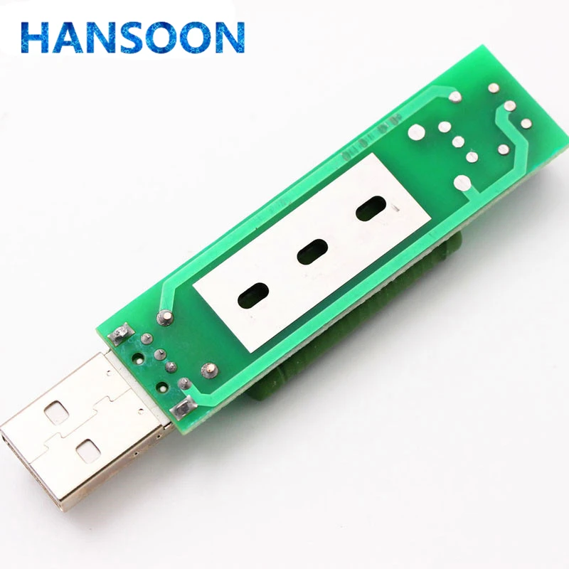 USB мини-разрядный нагрузочный резистор 2A/1A с переключателем 1A зеленый светодиод 2A