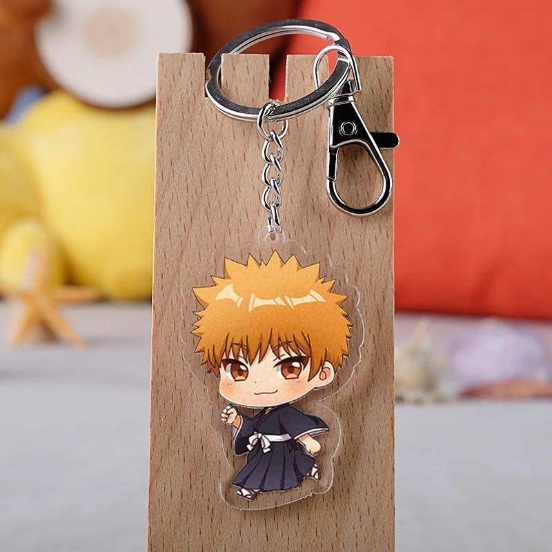 6 стилей акриловый брелок Аниме отбеливающая мультяшная модель Kurosaki Ichigo