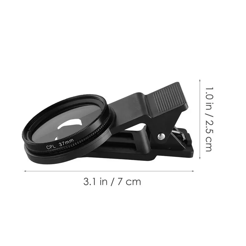 

UKCOCO CPL Phone Lens Ultra-thin Clip-on Camera Circular Polarizer Neutral Density Filter 37mm Lens Camera Lens