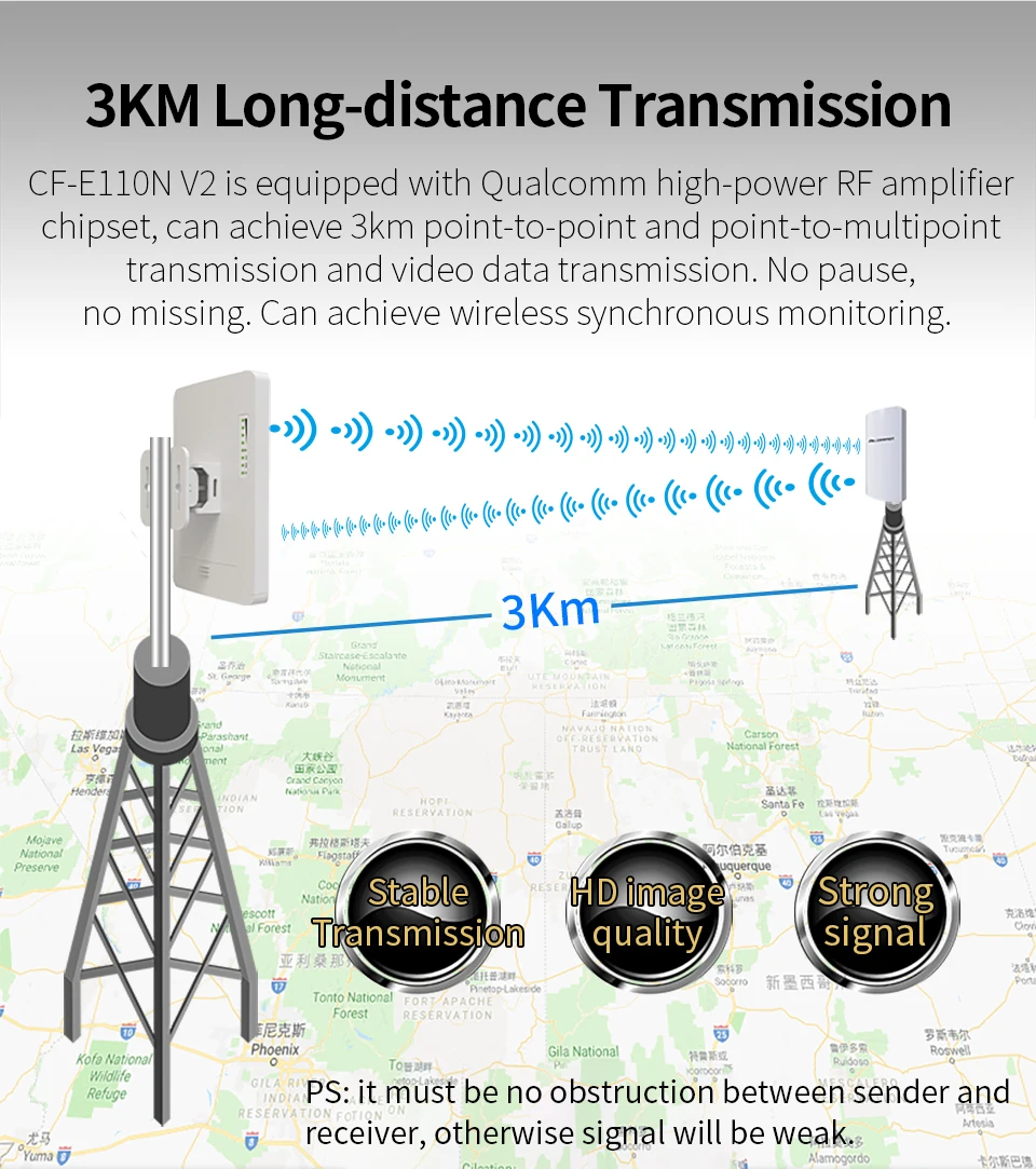 Comfast годный для использования вне помещения миниатюрный Беспроводной WI-FI
