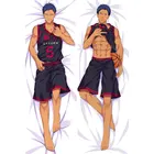 Чехол-накладка с 3D рисунком из Аниме Kuroko No Подушка с изображением баскетбола Dakimakura, двустороннее постельное белье, обнимающая подушка для тела, чехол, подарки