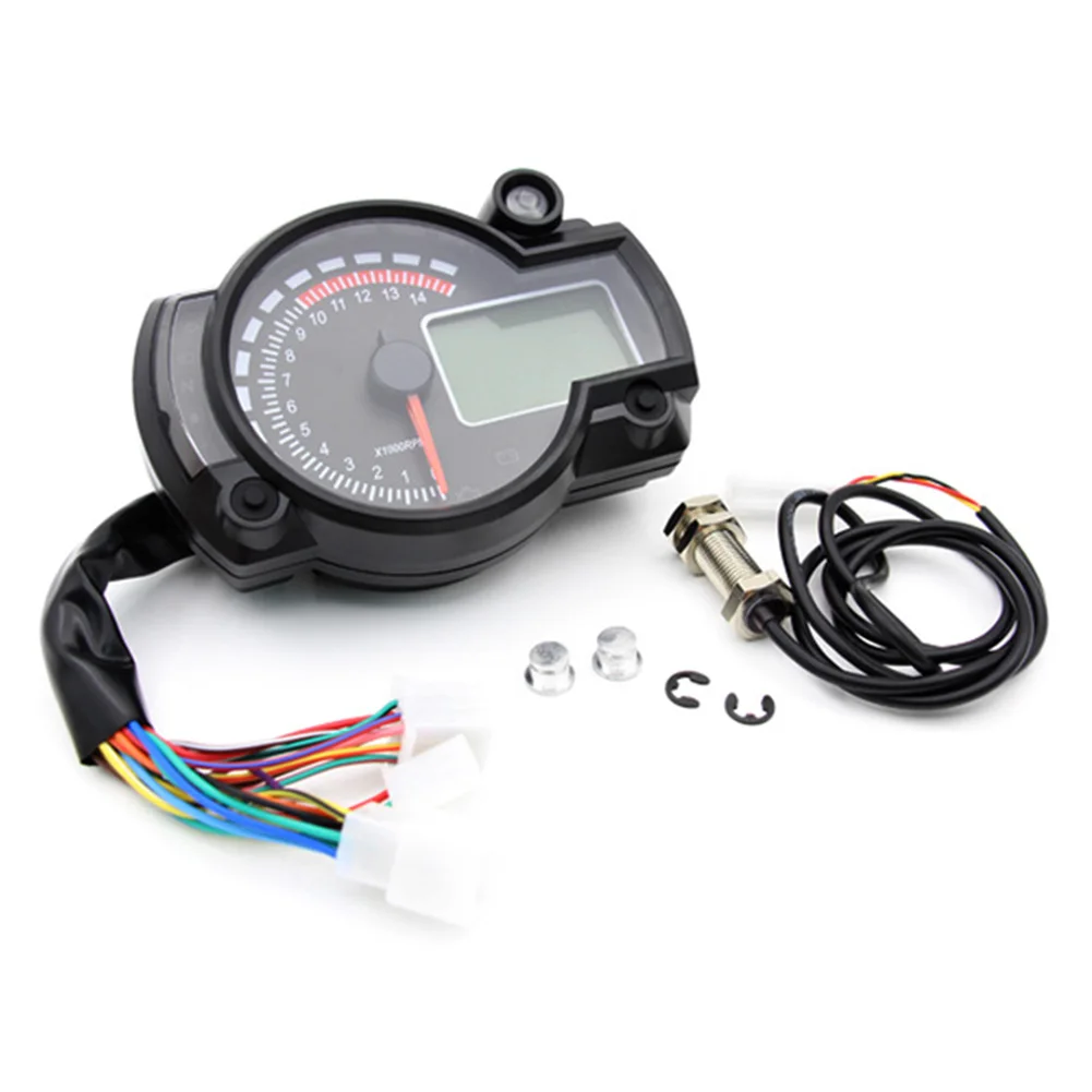 Motorcycle Speedometer 7 Colors LCD Digital Odometer for RX2N MAX 299KM/H Moto Dashboard Meter + Sensor | Автомобили и мотоциклы
