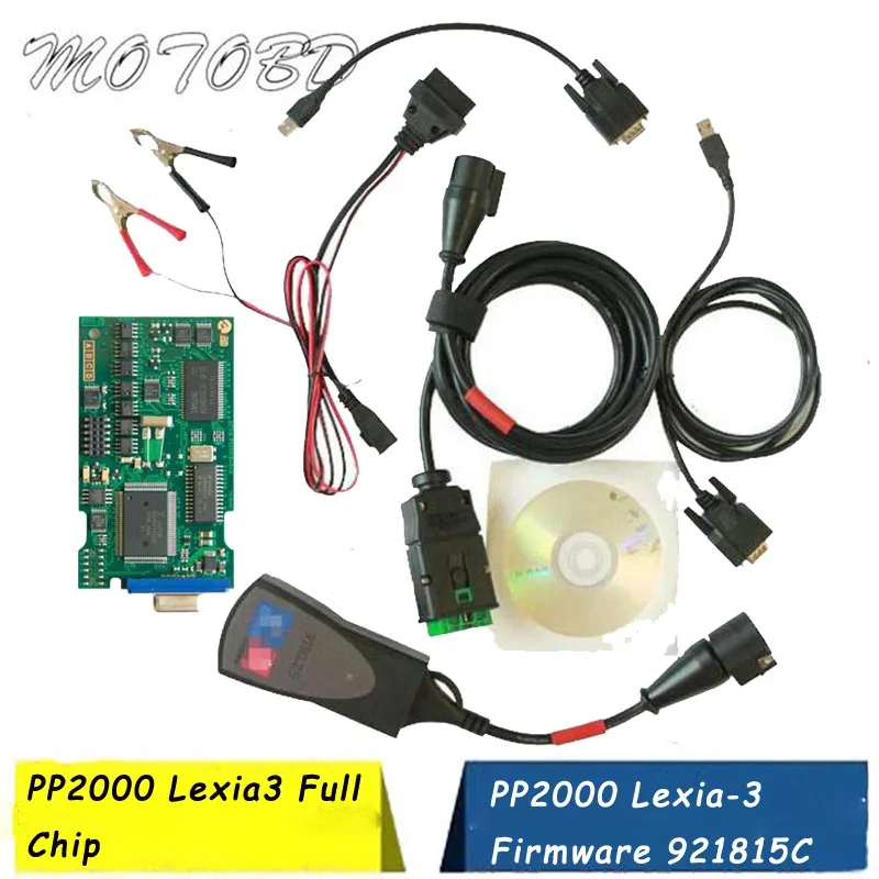 Для Lexia 3 Full Chip Lexia3 V48/V25 Newest Diagbox V7.83 PP2000 прошивка 921815C|Тестеры аккумуляторов| |