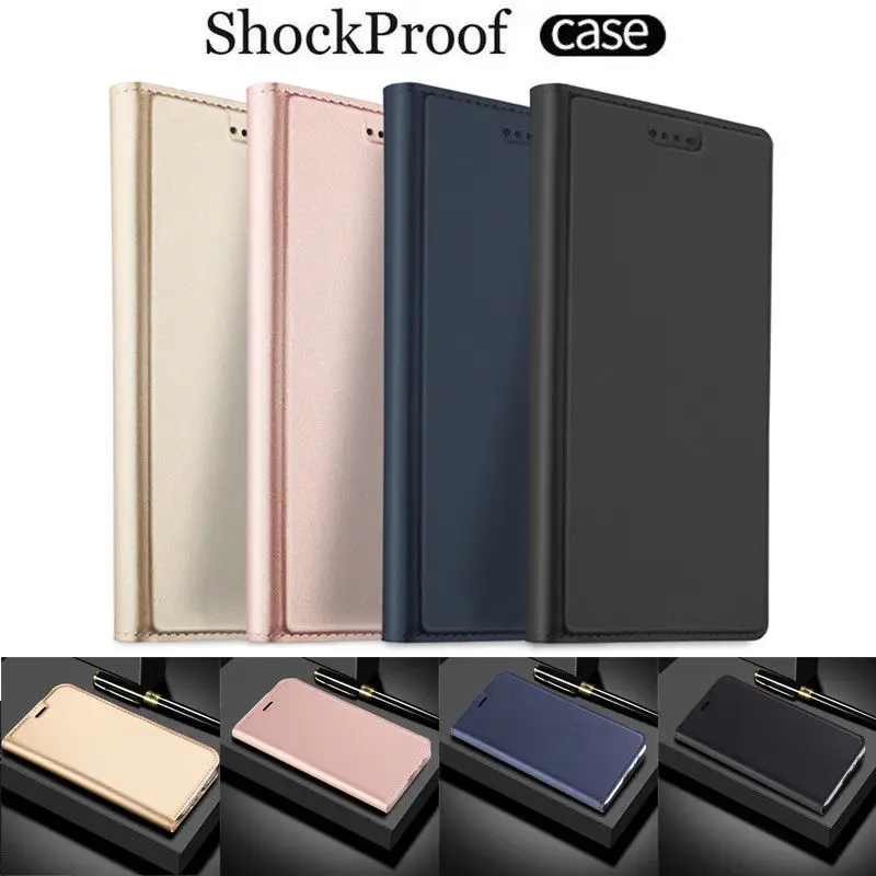 Магнитный кожаный чехол книжка для Samsung Galaxy S20 Ultra Note 10 Plus A51 A71 S10 S9 S8 A50 A70 A20E A81 A91 A30