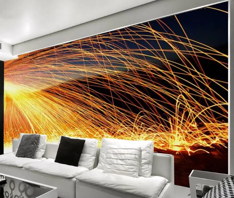 

Фотообои для стен, с изображением фейерверков, декоративные, 3d