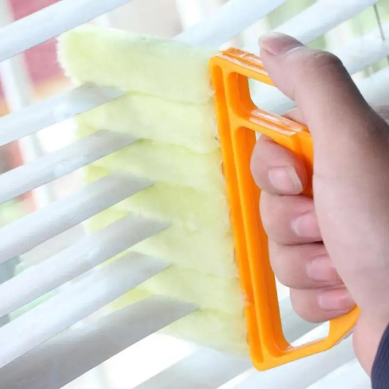 Useful Microfiber Window Cleaning Brush Air Conditioner Duster Cleaner with Washable Venetian Blind Clean | Дом и сад