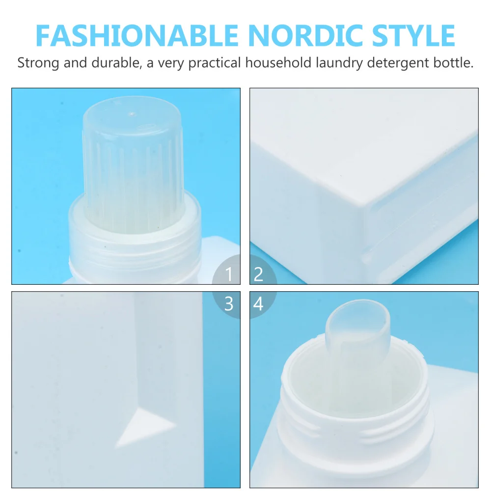 

1Pc 1000ML Emulsion Bottle White Empty Lotion Shampoo Storage Bottle