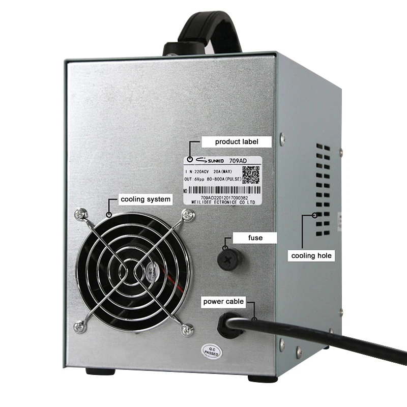 SUNKKO 709AD точечной сварки накопленной энергией 2.2KW высокое Мощность точечная